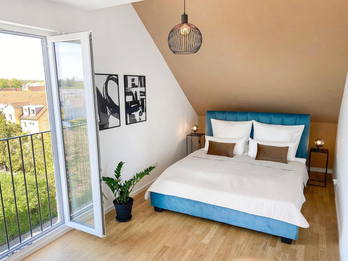 Modern & Stylisch - Penthouse-Feeling Nahe Flughafen Muenchen Leilighet Freising Eksteriør bilde