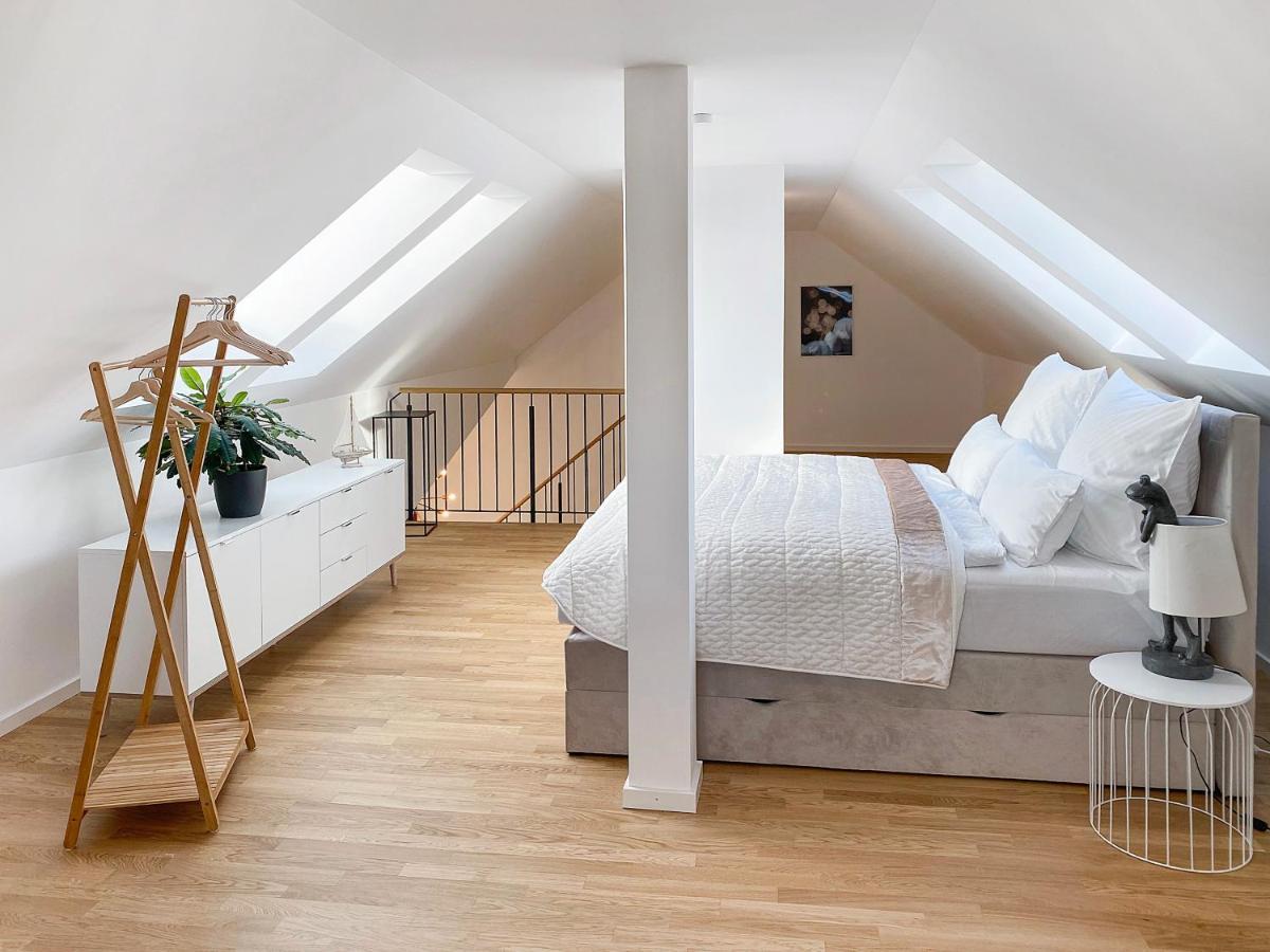 Modern & Stylisch - Penthouse-Feeling Nahe Flughafen Muenchen Leilighet Freising Eksteriør bilde