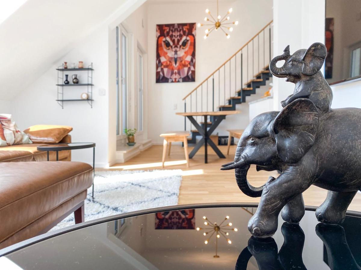 Modern & Stylisch - Penthouse-Feeling Nahe Flughafen Muenchen Leilighet Freising Eksteriør bilde