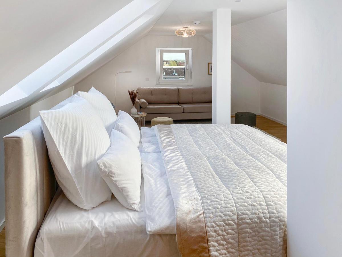 Modern & Stylisch - Penthouse-Feeling Nahe Flughafen Muenchen Leilighet Freising Eksteriør bilde