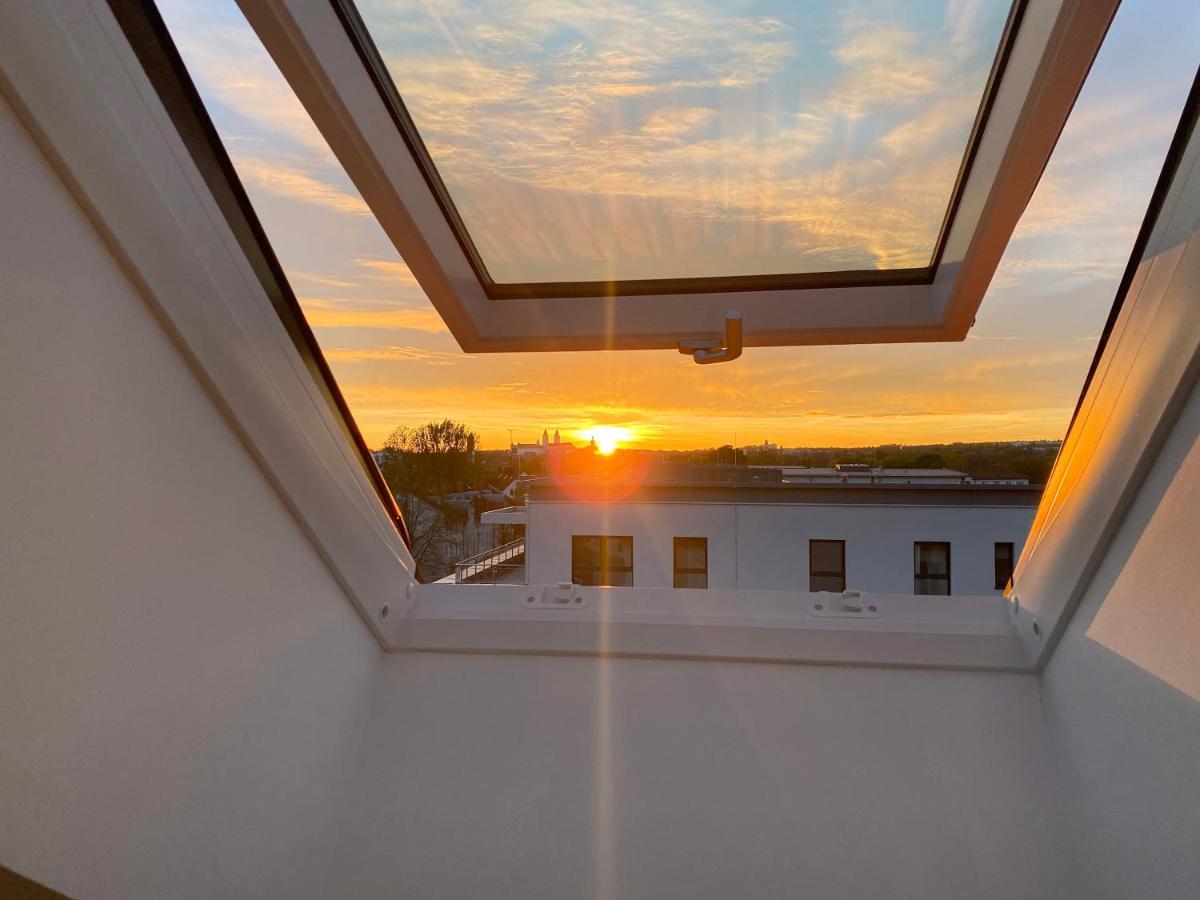 Modern & Stylisch - Penthouse-Feeling Nahe Flughafen Muenchen Leilighet Freising Eksteriør bilde