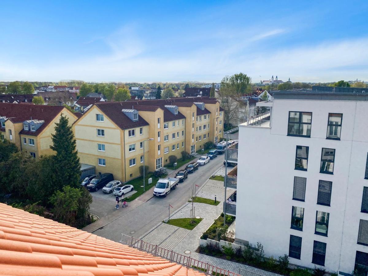 Modern & Stylisch - Penthouse-Feeling Nahe Flughafen Muenchen Leilighet Freising Eksteriør bilde